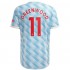 Camisola Manchester United Mason Greenwood 11 Equipamento Segundo 2021-2022 Manga Curta